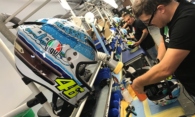 How is Valentino Rossi’s AGV made? |BikeSocial